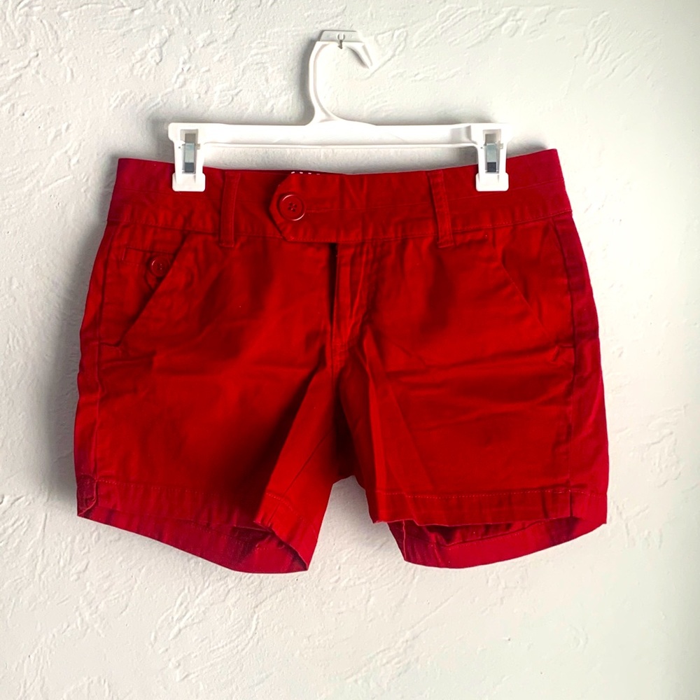 Red shorts